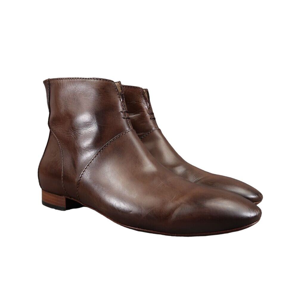 Alberto Fermani Shoes Womens 38 Ankle Boots Leather Classic Fashion Minimalist